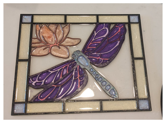 FAUX STAINED GLASS WORKSHOP