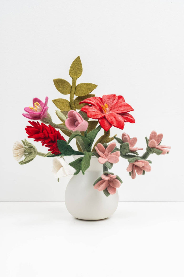 Felt Flowers Be Mine Assortment