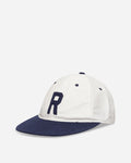 Polo Ralph Lauren Auth Bball H Cap Hat White/Navy Hats Caps H-CAP-HAT WHTNVY