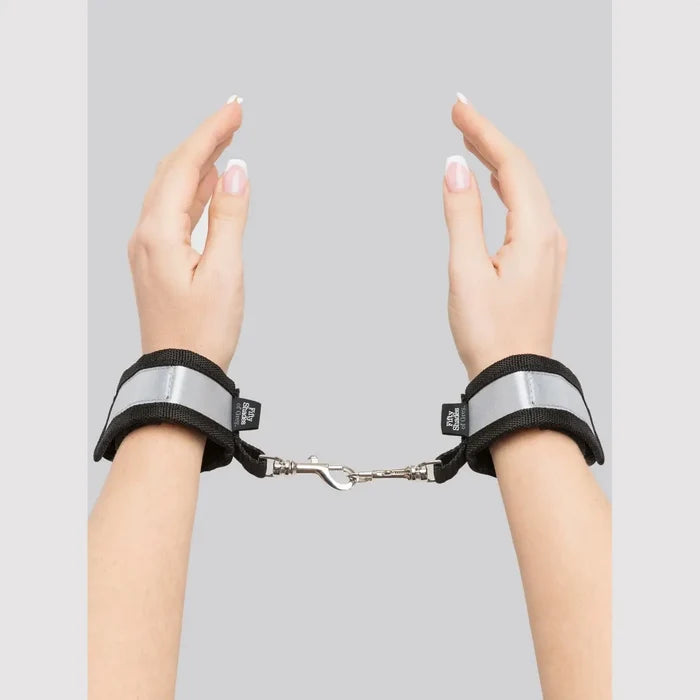 Lovehoney® Fifty Shades of Grey Keep Still Over-the-Bed Cross Restraint Black