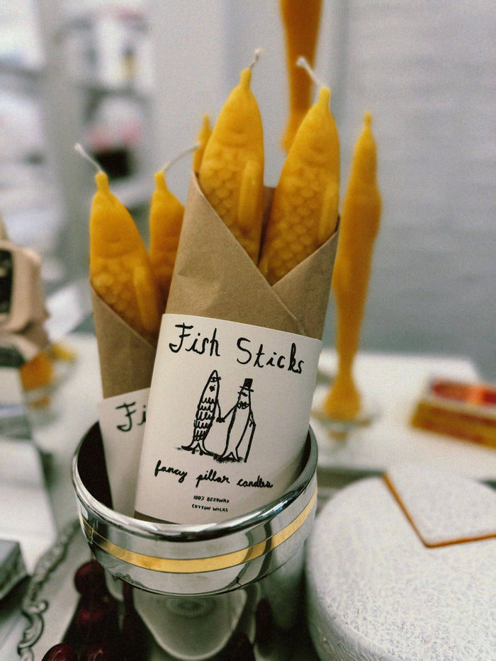 Fish Sticks, Fish Shaped Taper Candles