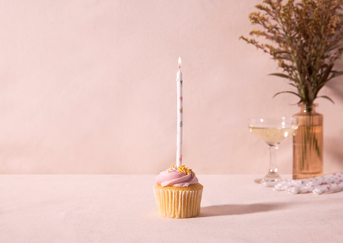 Floral Pattern Candles
