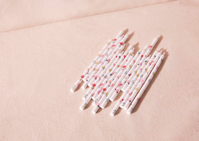 Floral Pattern Candles
