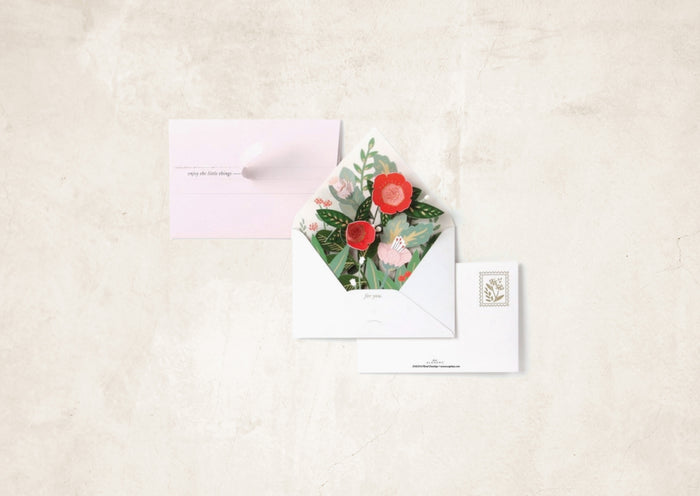 Floral Pop-up Envelope