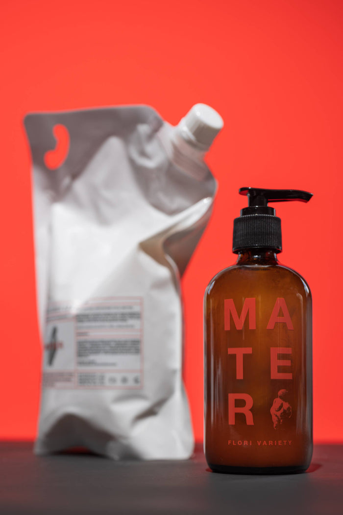 Flori Soap - Glass Bottle