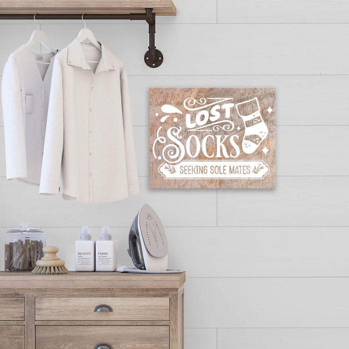 Lost Socks 14" x 12" Unframed