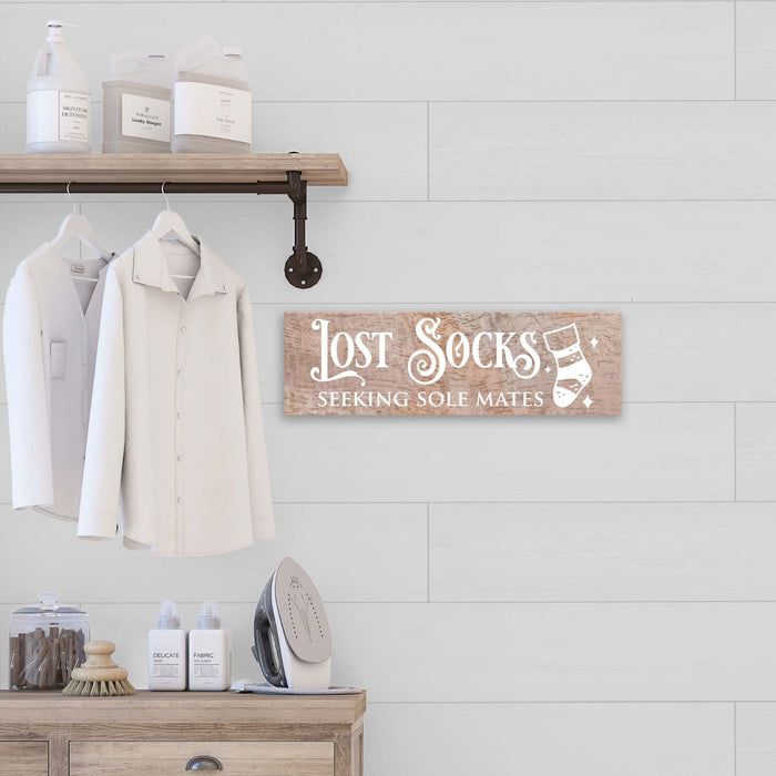 Lost Socks 18" x 6" Unframed