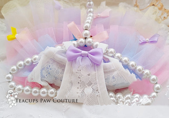 Fluffin' Lace Rainbow Doggie Dress