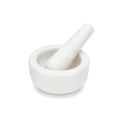 Fox Run Marble Mortar and Pestle, White, 4.7" x 2.4"