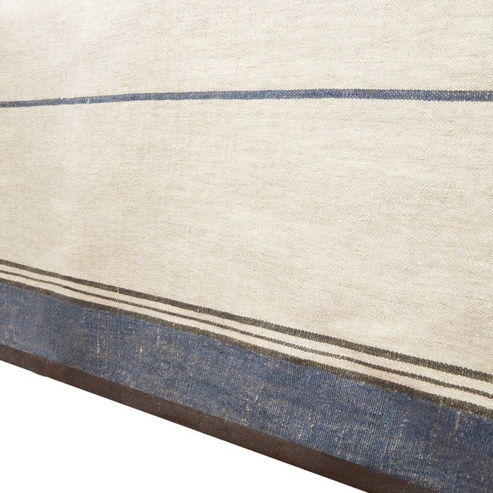 French Tablecloth Eze Ivory & Blue