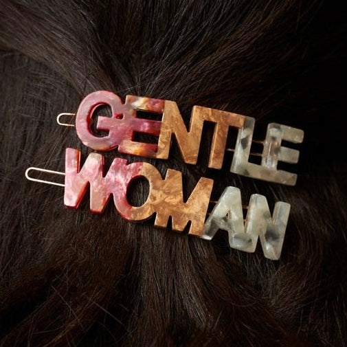 Gentlewoman Hair Clips in Coral