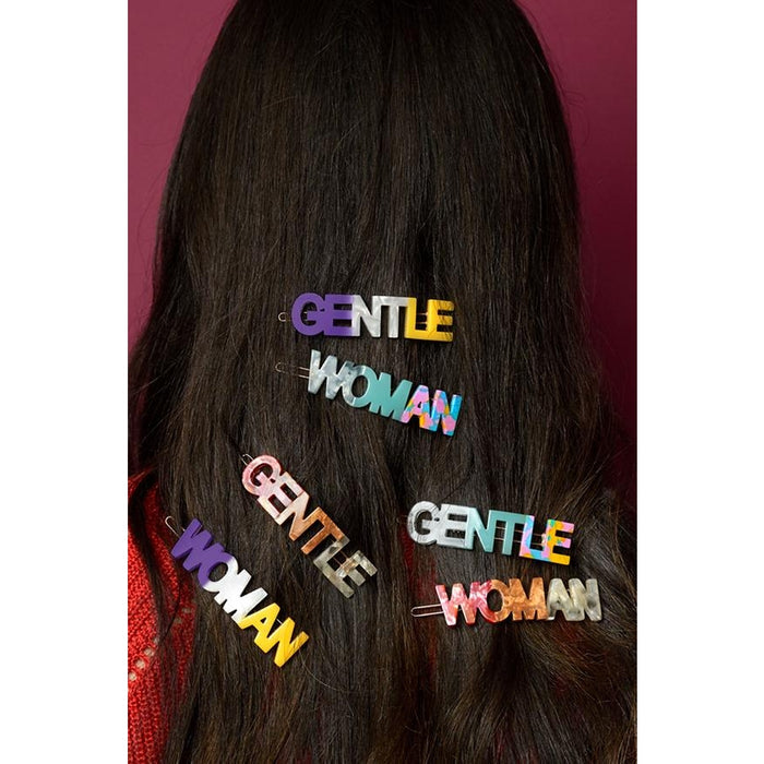 Mint Gentlewoman Hair Barrettes | Gentle Woman Hair Clips | MLE | Hair Accessories | Golden Rule Gallery | Excelsior, MN