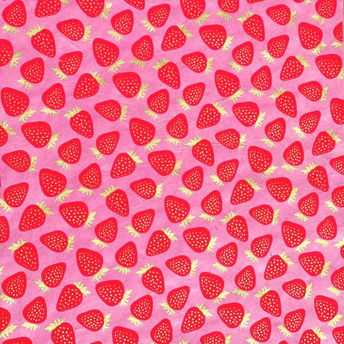 Giftwrap - Strawberry pink