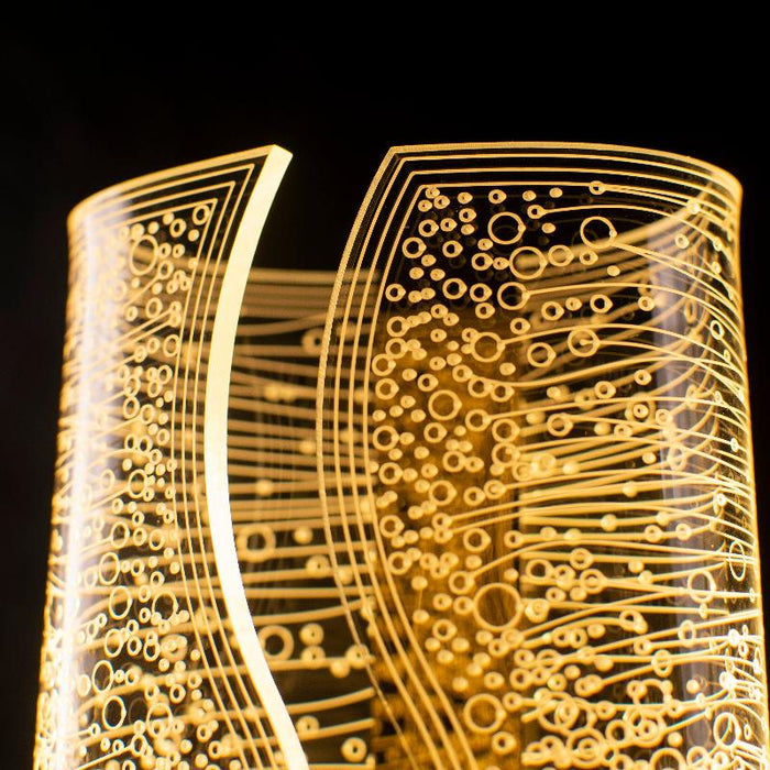 Gilded Wave Radiance Luxe Table Lamp