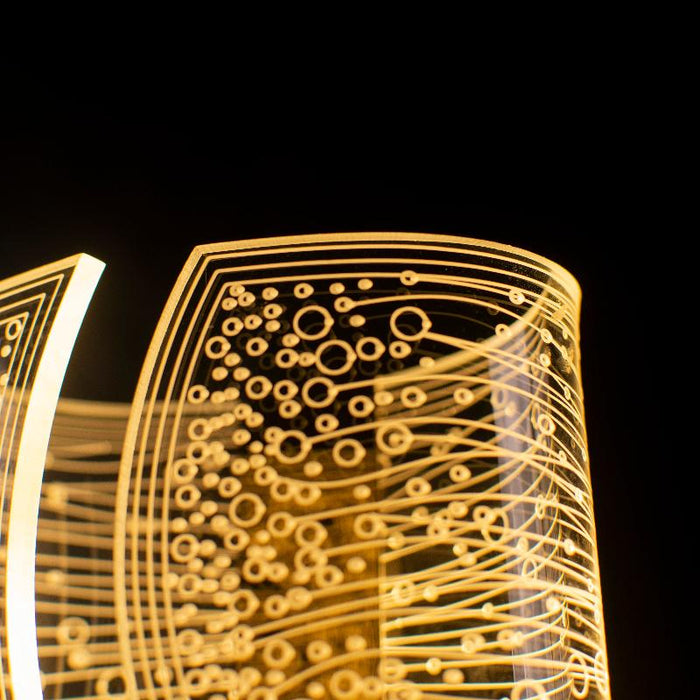 Gilded Wave Radiance Luxe Table Lamp