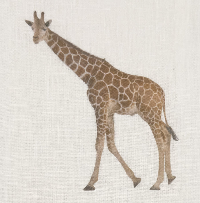 Giraffe Linen Cocktail Napkins