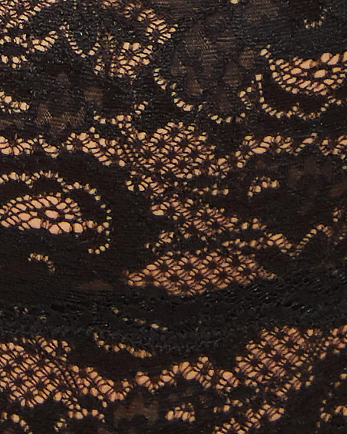 Black Bralette - Never Say Never Girlie Racerback Bralette