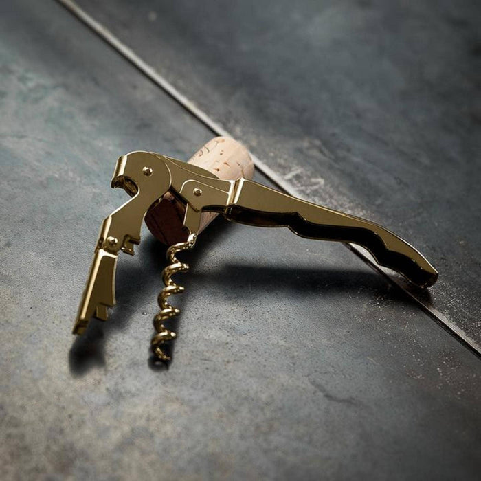Gold Plated Double Hinged Corkscrew