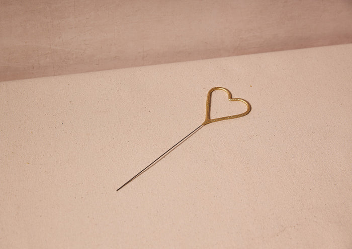 Gold Sparkler Heart