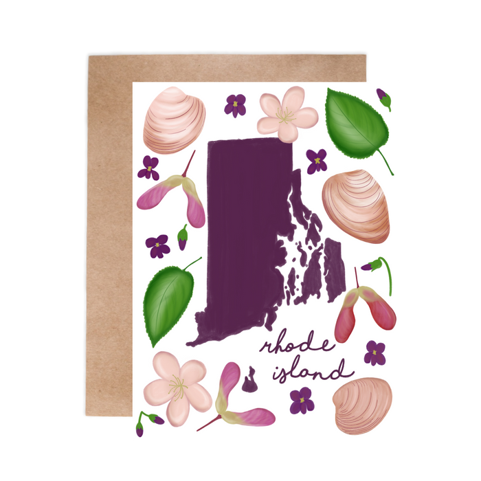 Greeting Card - Rhode Island Fresh State