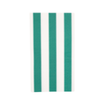 Guest Towel, Green Cabana Stripe