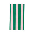 Guest Towel, Pink & Green Stripe