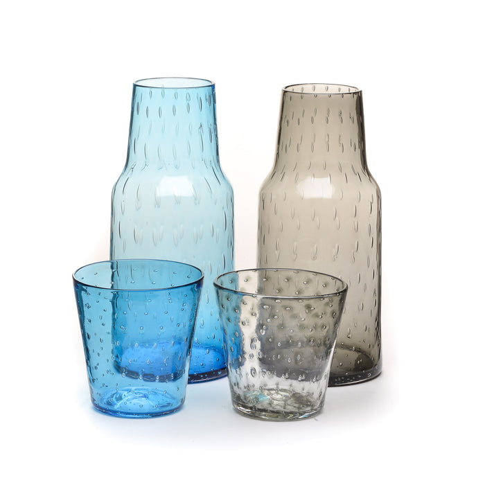 Hand Blown Glass Bedside Carafe