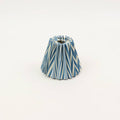 HAND MARBLED PLEATED LAMPSHADE - BANYAN BLUE