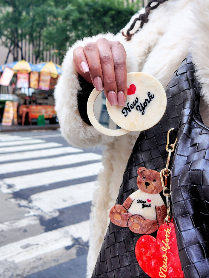 Hand-painted I Heart New York Mirror