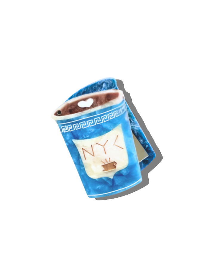 Hand-painted NYC Coffee Cup Compact Mirror