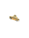 Hand-painted Taxi Brooch Pin