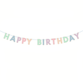Happy Birthday Banner, Pastel