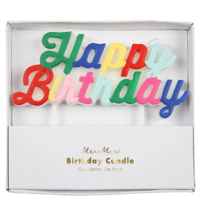 Happy Birthday Candle - Multi
