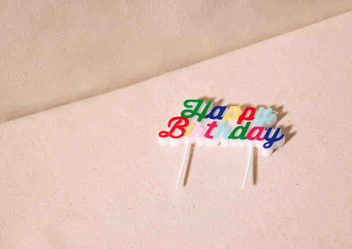 Happy Birthday Candle - Multi