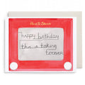 Hard to Sketch Birthday Greeting Card