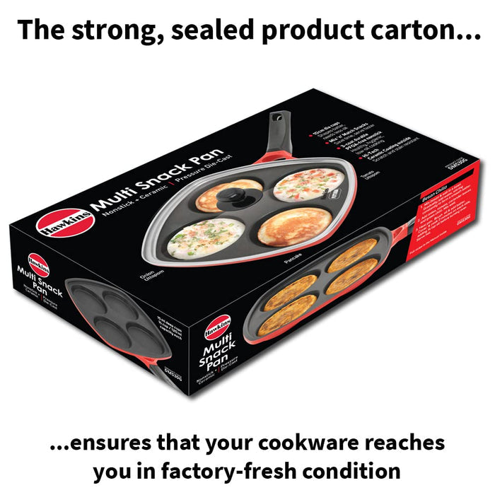 Hawkins Multi Snack Pan DCMS30G showing 10 cm diameter cups