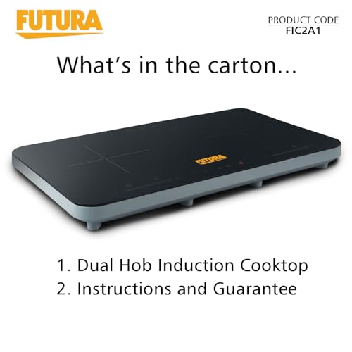 Futura FIC2A1 two burner induction cooktop with feather touch controls India