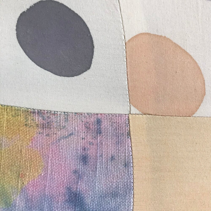 Here and There Original Patchwork | Hayley Kolar Original Art | Ready To Hang Original Artwork | Golden Rule Gallery | Excelsior, MN
