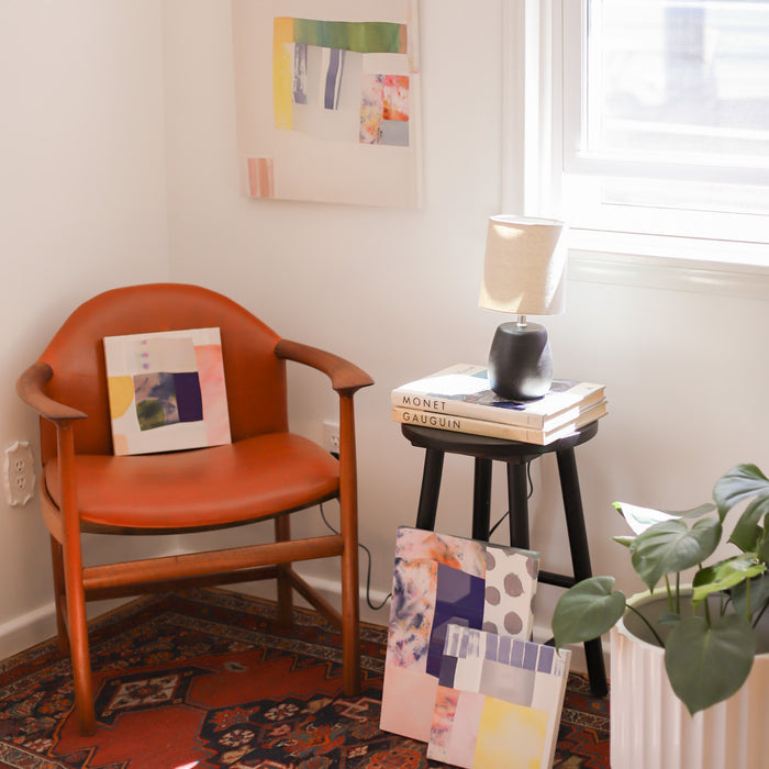 Original Painted Patchwork Art | Ready to Hang | Hayley Kolar Art | Golden Rule Gallery | Excelsior, MN | Minnesota Artists | MPLS Based Art