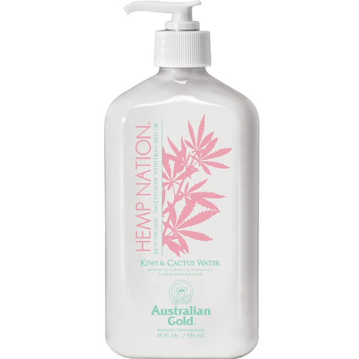 Australian gold hemp nation kiwi and cactus water tan extender