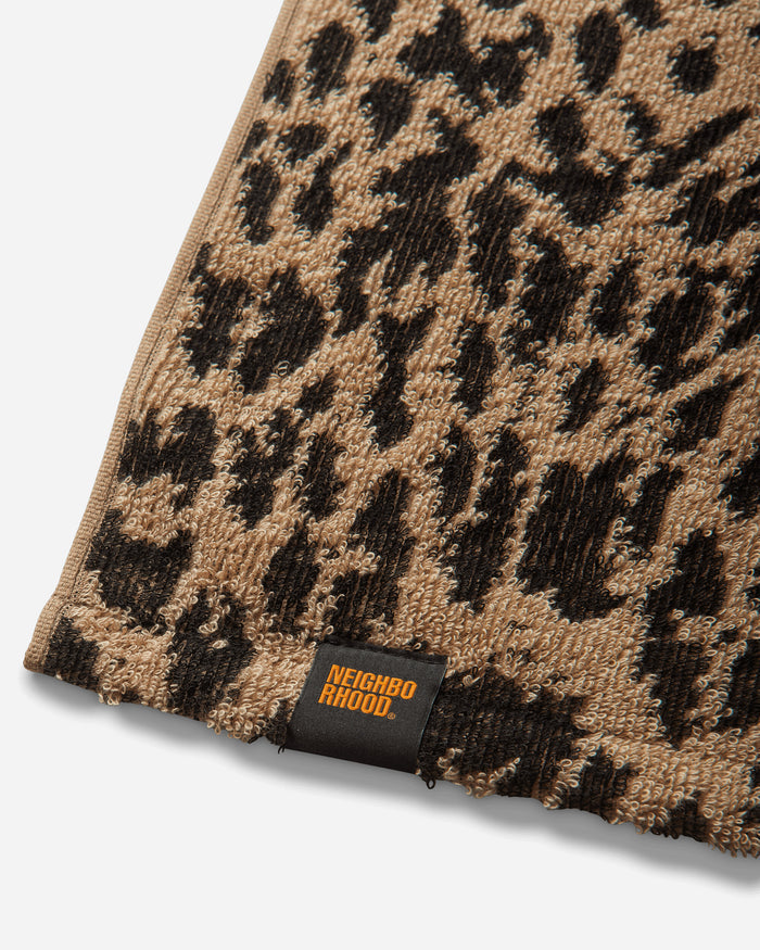 Neighborhood Nh X Hippopotamus . Regular Bath Towel Leopard Textile Bath Towels 26177HIN-AC01 LEOPARD