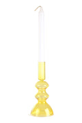 Honey Retro Glass Candle Holder