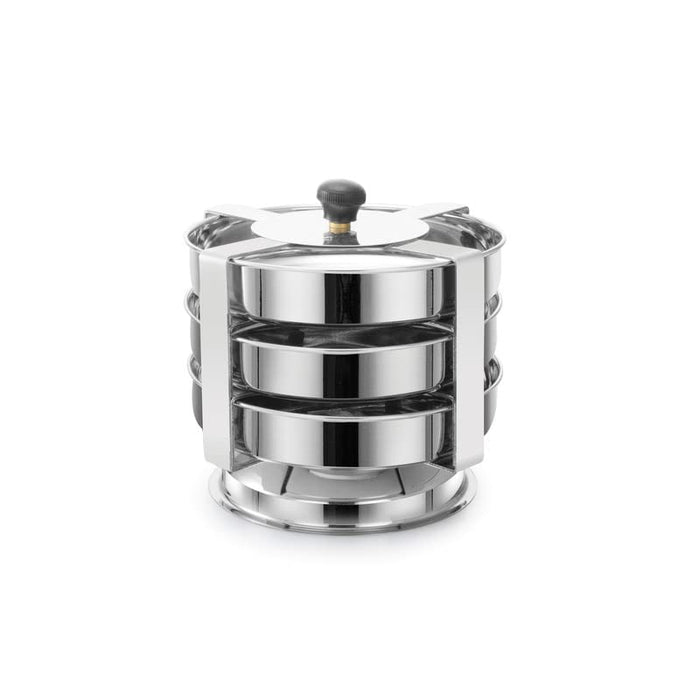 HORIZON Stainless Steel Thatte Idly Cum Dhokla Stand for Outer Lid Cooker – Small Size