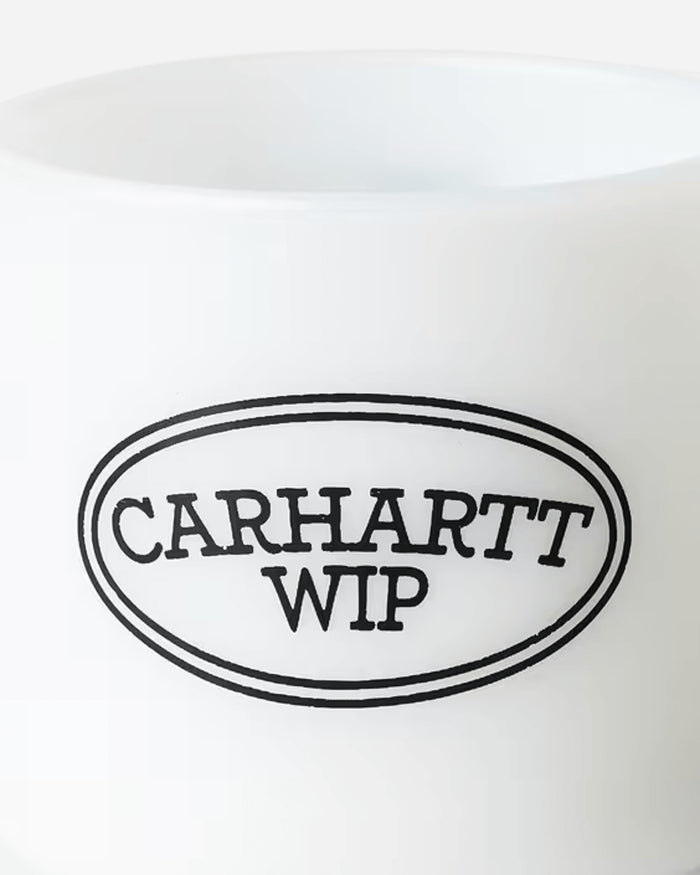 Carhartt WIP Hugging Cats Glass Mug White Home Decor Stickers I037186 02XX