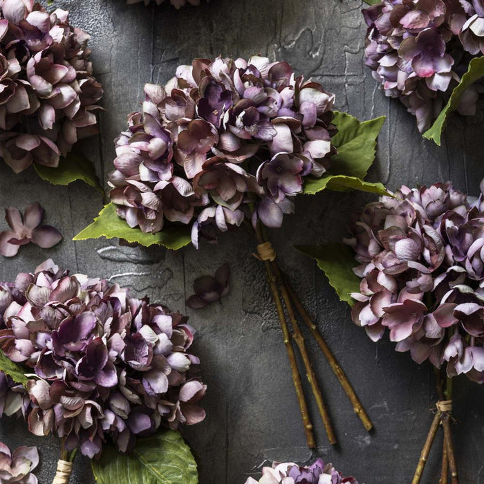 Hydrangea Bunch- Damson