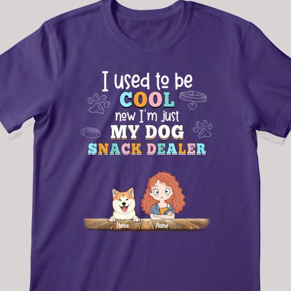 I Used To Be Cool Now I'm Just My Dogs Snack Dealer, Personalized Dog Breeds T-shirt, Gifts For Dog Lovers