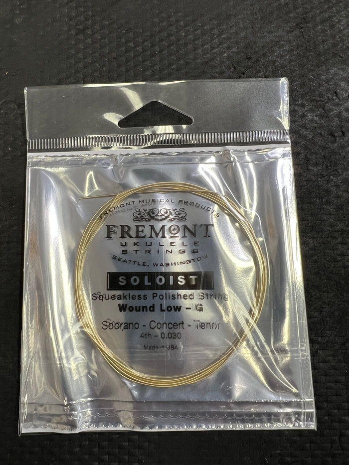 Fremont Soloist Single Wound Low G String for Soprano, Concert or Tenor - Aloha City Ukes