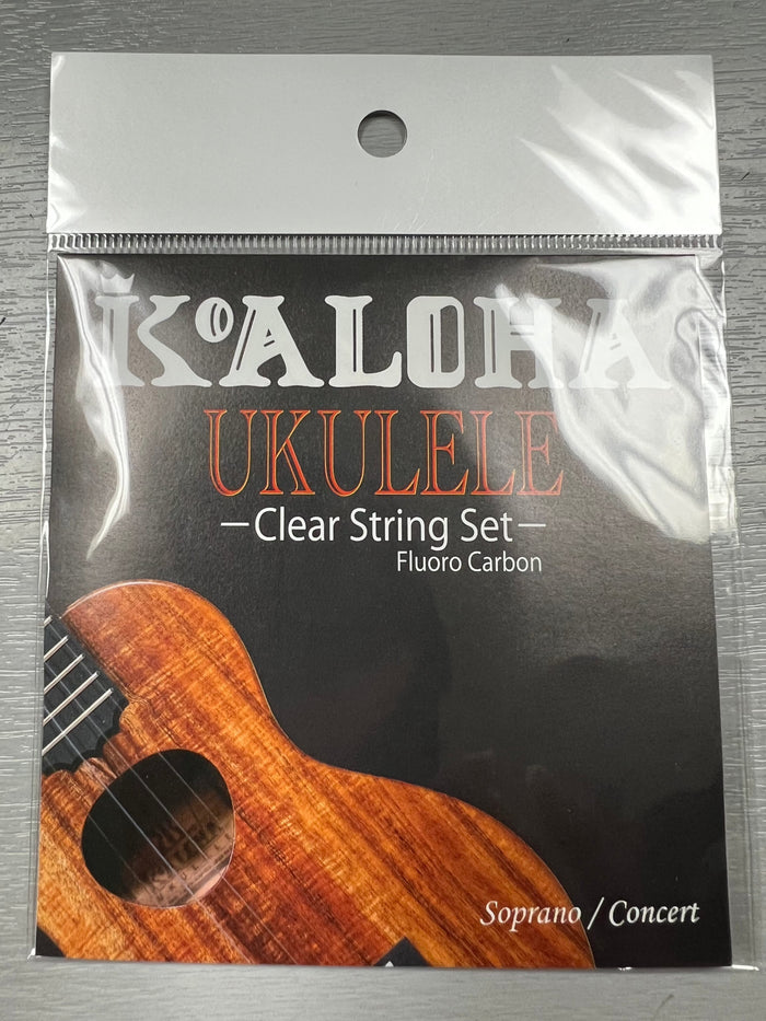 KoAloha Fluorocarbon High G Strings - Soprano and Concert - Aloha City Ukes