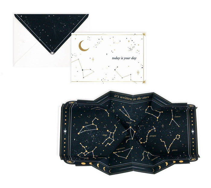 In the Stars Constellation Pop-Up Greeting Card