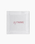 Je T'Aime Linen Cocktail Napkins